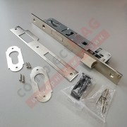 Замок дверной с защелкой и ригелем, DLB 85.20.23 (AL)