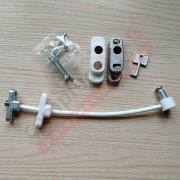 Детский замок AirLock с тросиком и ключом (белый)