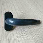 Ручка оконная метал. (ан HOPPE), штифт 38 мм (т. серая)