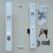 Защёлка двусторонняя с ключом, 8CI/244 MASTER, A6458, (белая)