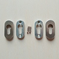 Накладки на замковый цилиндр (комплект), нержавеющая сталь