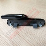 Ручка оконная ригельная 7CR/41 (AL), черная