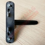 Ручка оконная ригельная 7CR/41 (AL), черная
