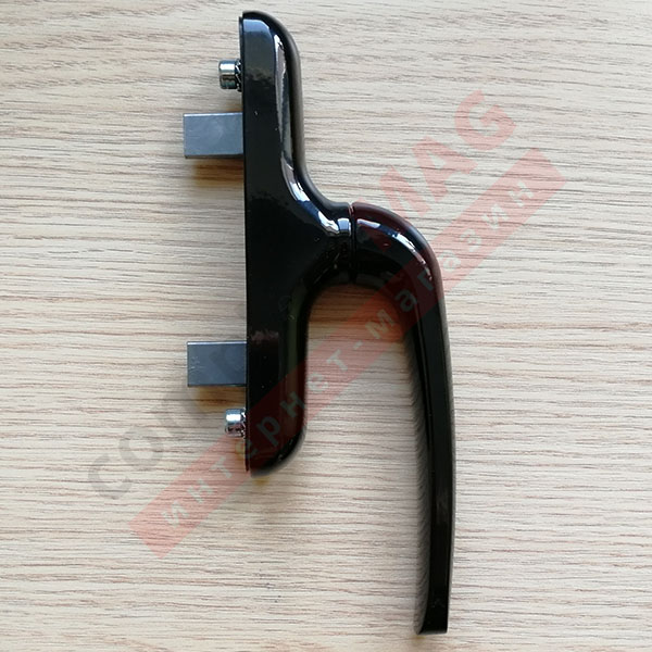 Ручка оконная ригельная 7CR/41 (AL), черная
