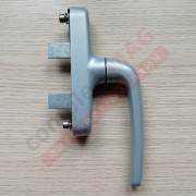 Ручка оконная ригельная 7CR/41 (AL), КИТАЙ, серебро