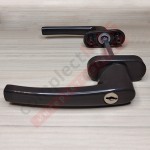 Балконный гарнитур симметричный с ключом, BDH42-Omega (коричневый)