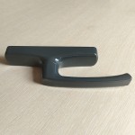 Ручка оконная ригельная 7CR/41_APR (AL), темно-серая (7016)