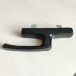 Ручка оконная ригельная 7CR/41_APR (AL), черная (9005)