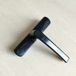 Ручка оконная ригельная 7CR/41_APR (AL), черная (9005)