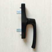 Ручка оконная ригельная 7CR/41_APR (AL), черн.
