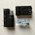Петля дверная H-23 (аналог DOOR LINE), 80 кг, ЧЕРНАЯ