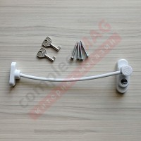 Замок с тросиком и ключом Penkid Cable Lock (бел)