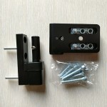 Петля дверная LDH (KT-S) аналог Dr. Hahn, 80 кг ЧЁРНАЯ