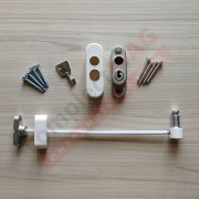 Детский замок LFS с тросиком и ключом (белый)