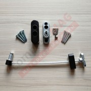 Детский замок LFS с тросиком и ключом (т. кор)