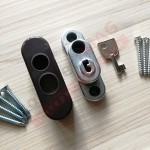 Детский замок на окна с тросиком и ключом, LFS (коричневый)
