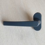 Ручка оконная металлическая Рото LN, штифт 37 мм (темно-серая, RAL 7016)