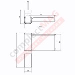 Петля дверная LDH (KT-V) ан. Dr. Hahn, 120 кг КОР