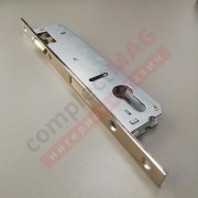 Замок дверной с роликом и ригелем, DLB25/85/16 (ПВХ)
