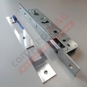 Замок дверной с защелкой и ригелем, DLB 85.25.23 (AL)