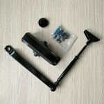 Доводчик дверной 5012 (60 кг), с рычагом, ЧЕРНЫЙ