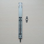Шпингалет для алюм. дверей наклад. 220 мм, серебро (RAL 9006)