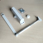 Доводчик дверной 5034 (120 кг), с рычагом, БЕЛЫЙ