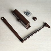 Доводчик дверной 5034 (120 кг), с рычагом, КОРИЧНЕВЫЙ