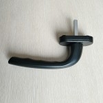 Ручка оконная металлическая GAMMA (VOLGA), штифт 37 мм (черный)