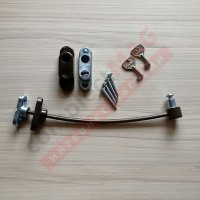 Замок с тросом и ключом Penkid Cable Lock (т. кор)