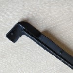 Торцевая накладка для отлива, 25 х 460, ЧЕРНАЯ