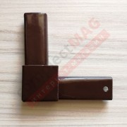 Уголок москитный металлический, SKS, (КОРИЧНЕВЫЙ)