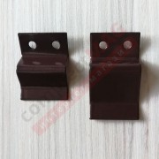 Z-образное крепление МС, верх-низ, МЕТАЛЛ, (КОРИЧНЕВЫЙ )