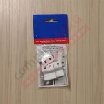 Комплект Z-образных креплений м/с, 2 пары + крепеж, (БЕЛЫЙ )