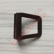 Ручка прямоугольная для МС, МЕТАЛЛ, (КОРИЧНЕВАЯ)