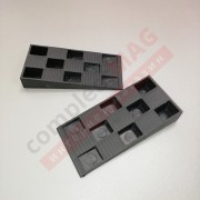 Клин монтажный пластиковый 91x43x15 мм, чёрный